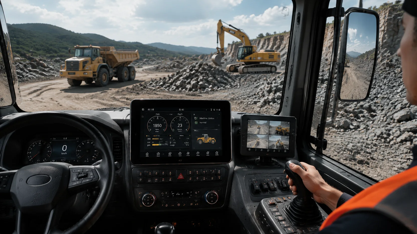 Rugged automotive display solutions for commercial vehicles, agricultural machinery, and off-highway applications