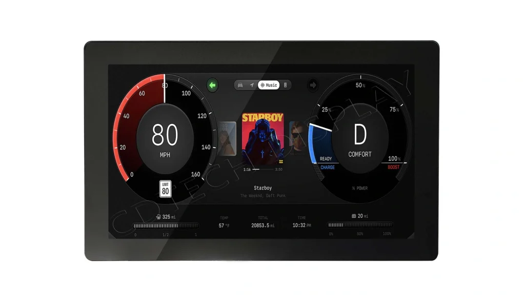 10.1-inch Sunlight Readable IPS Display