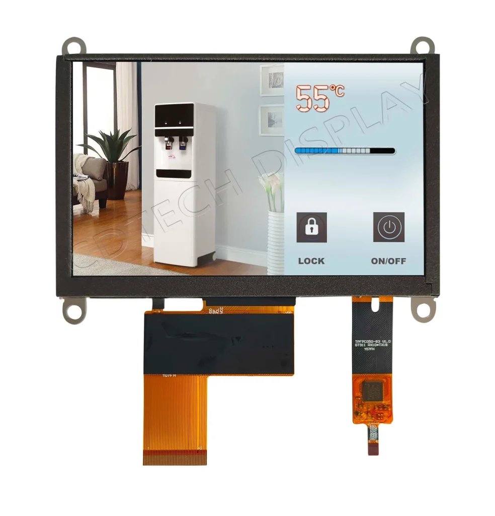 5.0″ Full View Display with Capactive Touch Panel Optical bonded
