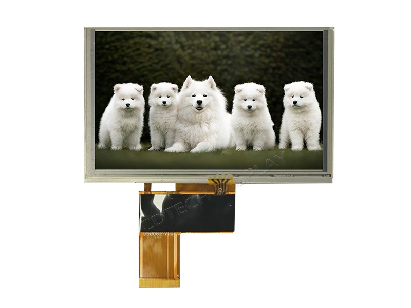 Display with Resistive Touchscreen