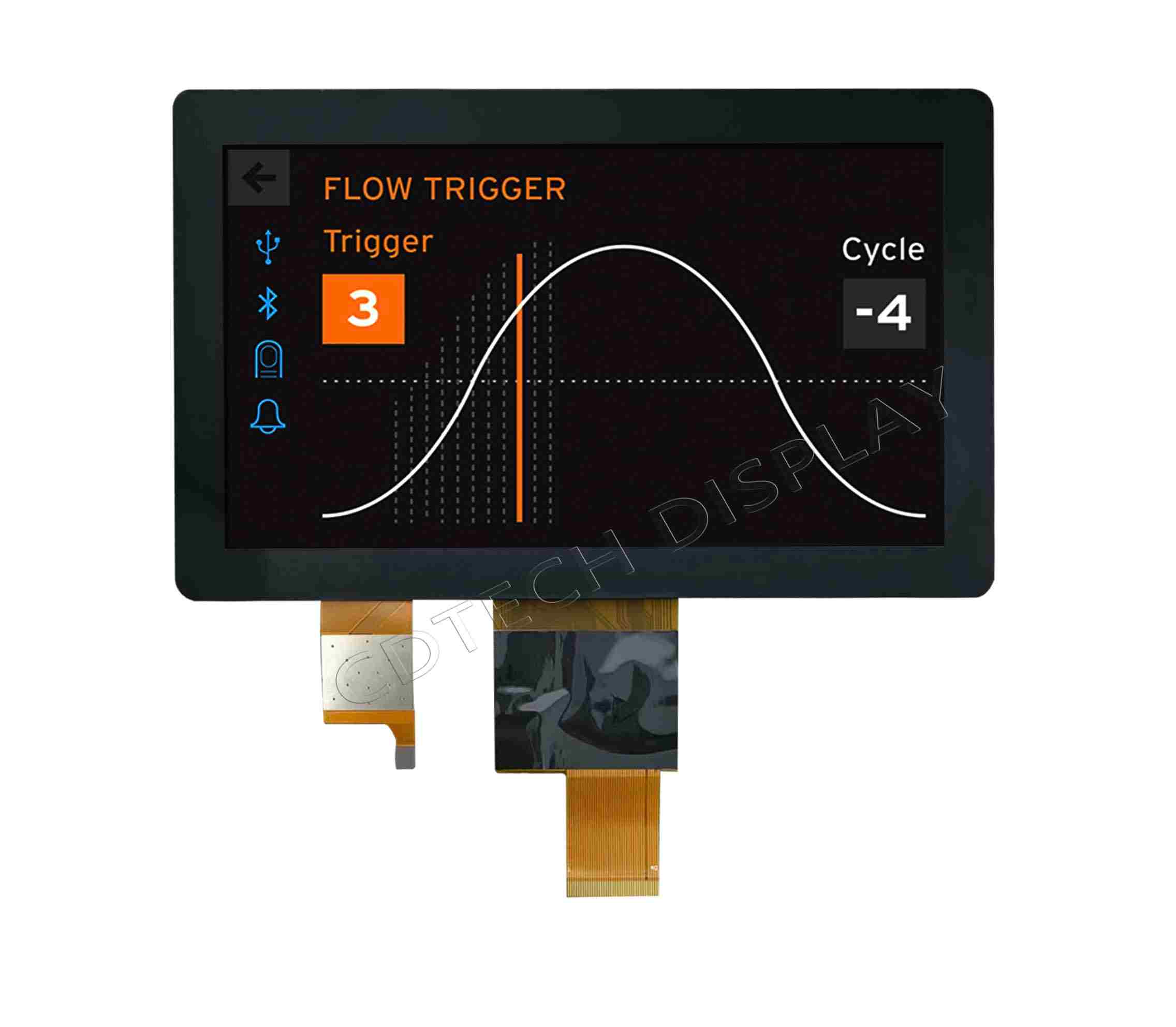 7.0-inch 800×480 TN standard LCD Display with Capacitive Touch Panel