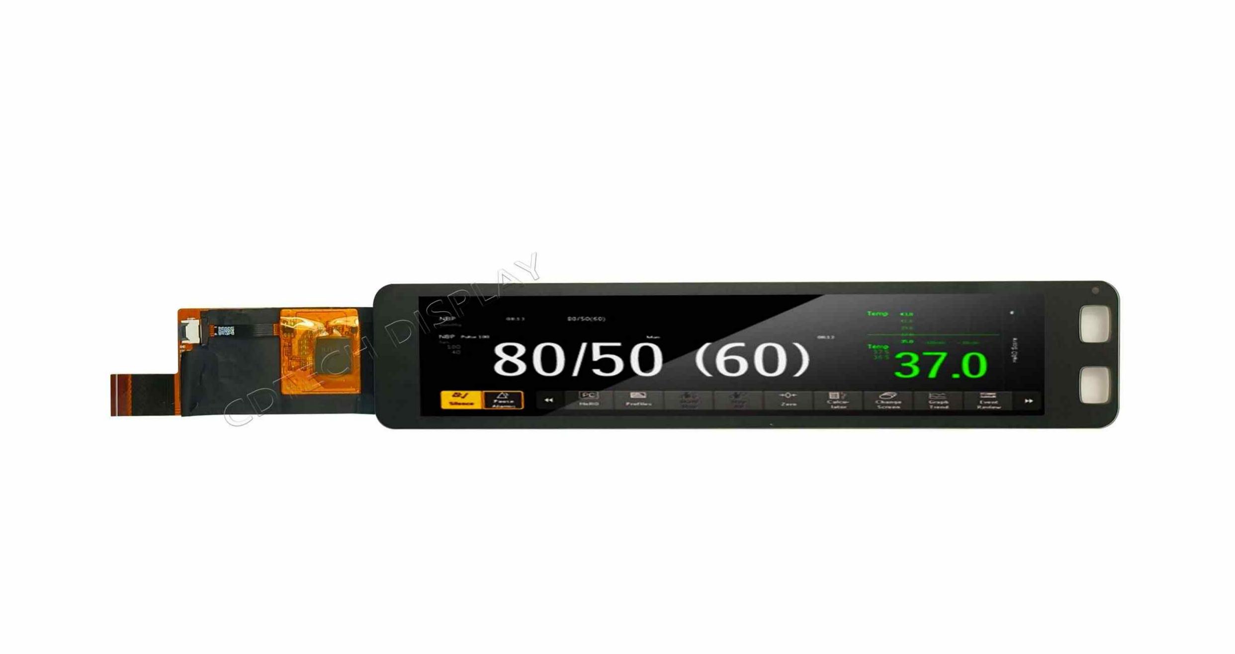 7.0 inch Stretched Bar IPS Display, 500 Nits-Capactive Touch Panel Optical bonded