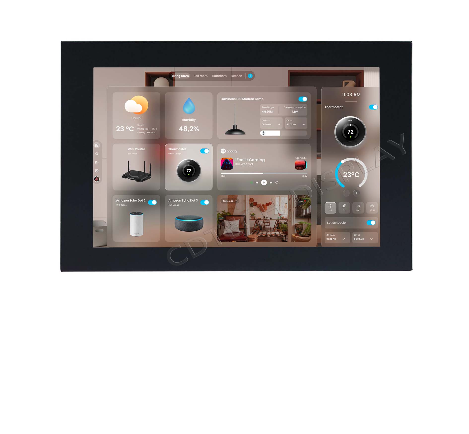 S070HWX74NN-DC131 front view