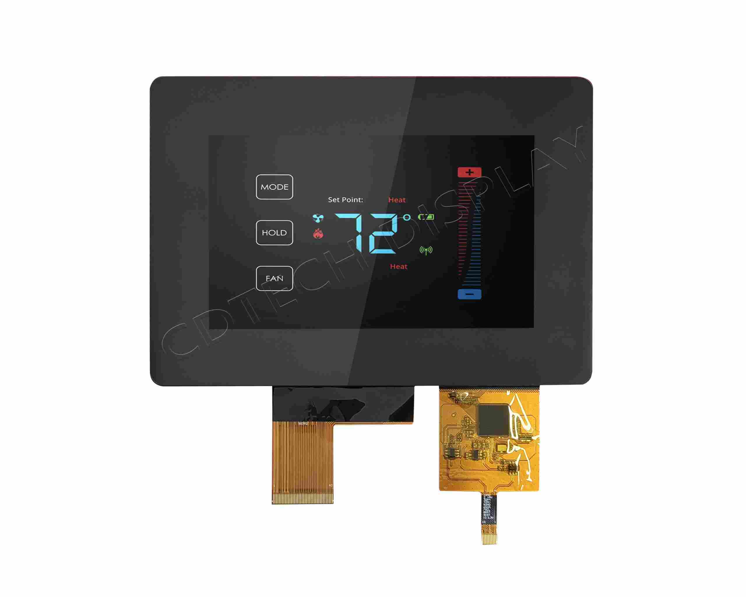 Sunlight Readable IPS Display with Capactive Touch Panel Optical bonded