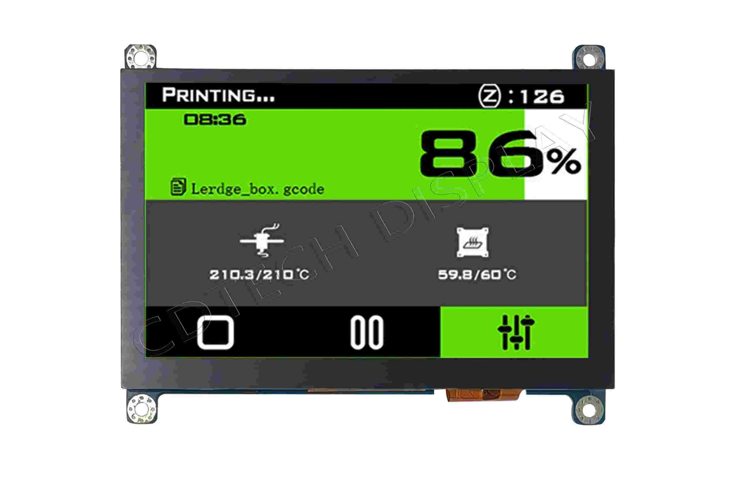TFT LCD Capacitive Touch Panel