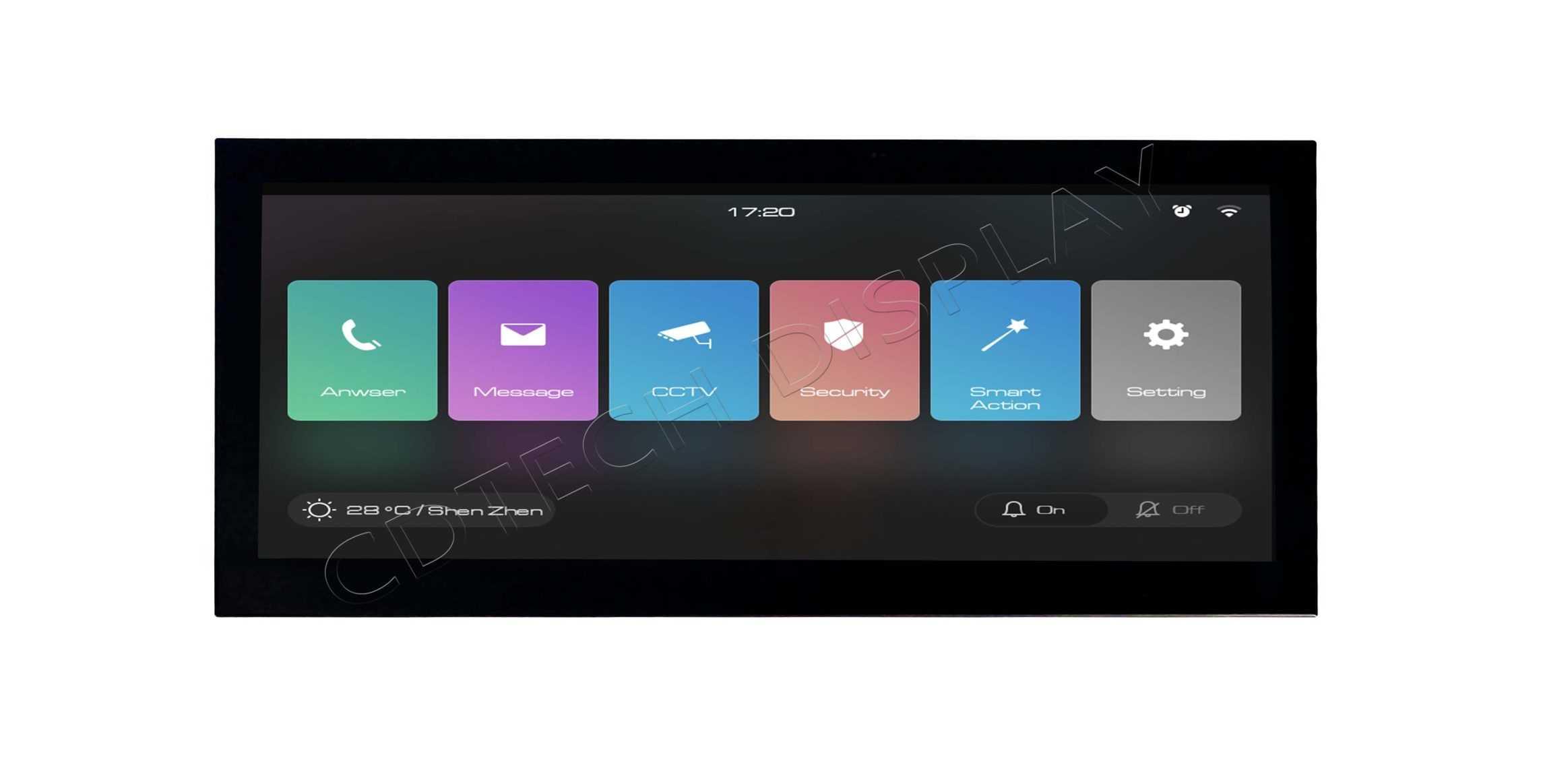 12.3 IPS Bar Type Display Capactive Touch with anti fingerprint