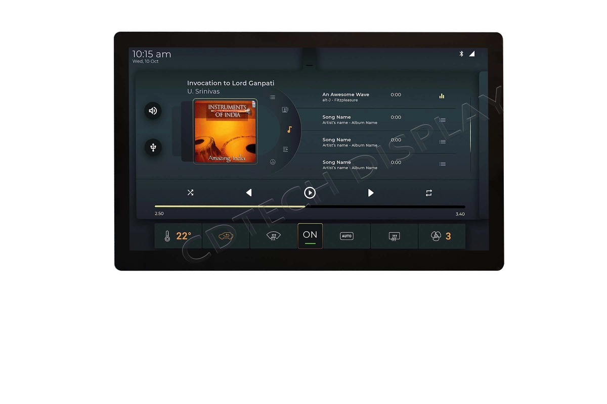 Car Touch Screen Sunlight Readable Automotive Screen