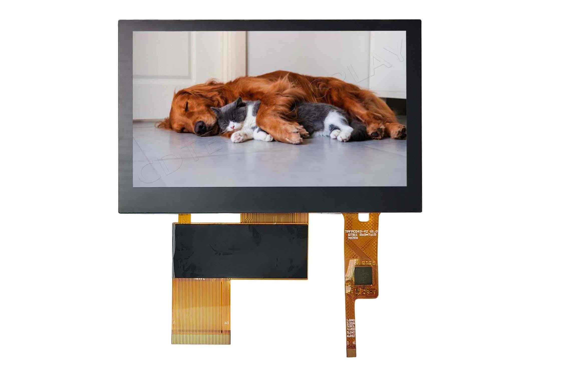 Sunlight Readable IPS Display with Capactive Touch Panel Air bonded