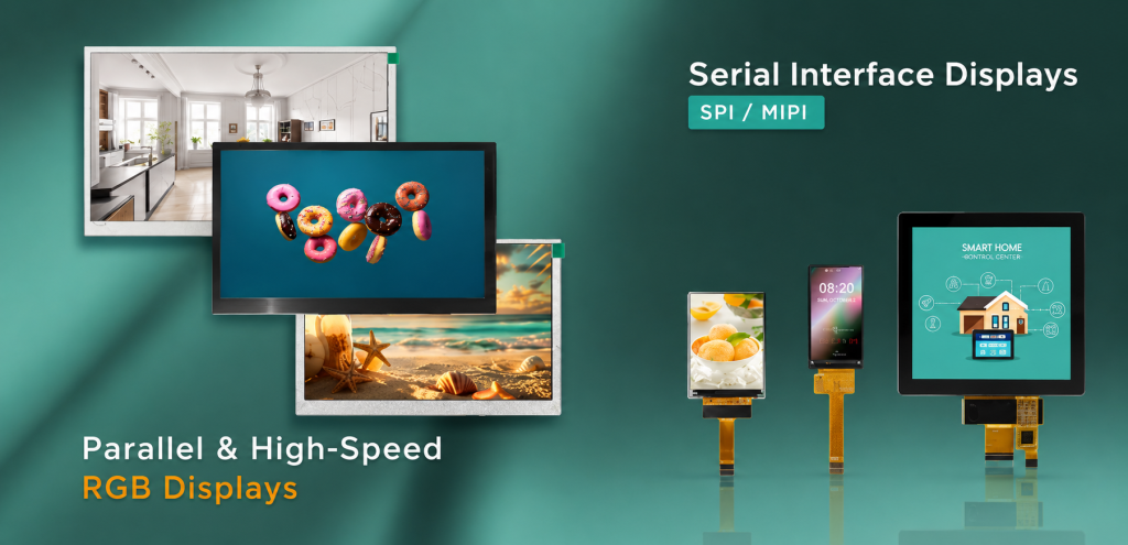 parallel vs serial display