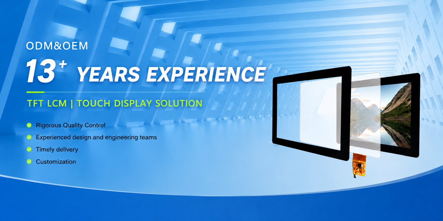 High-Tech TFT LCD, Touch & HDMI Display Manufacturer-CDTech displays