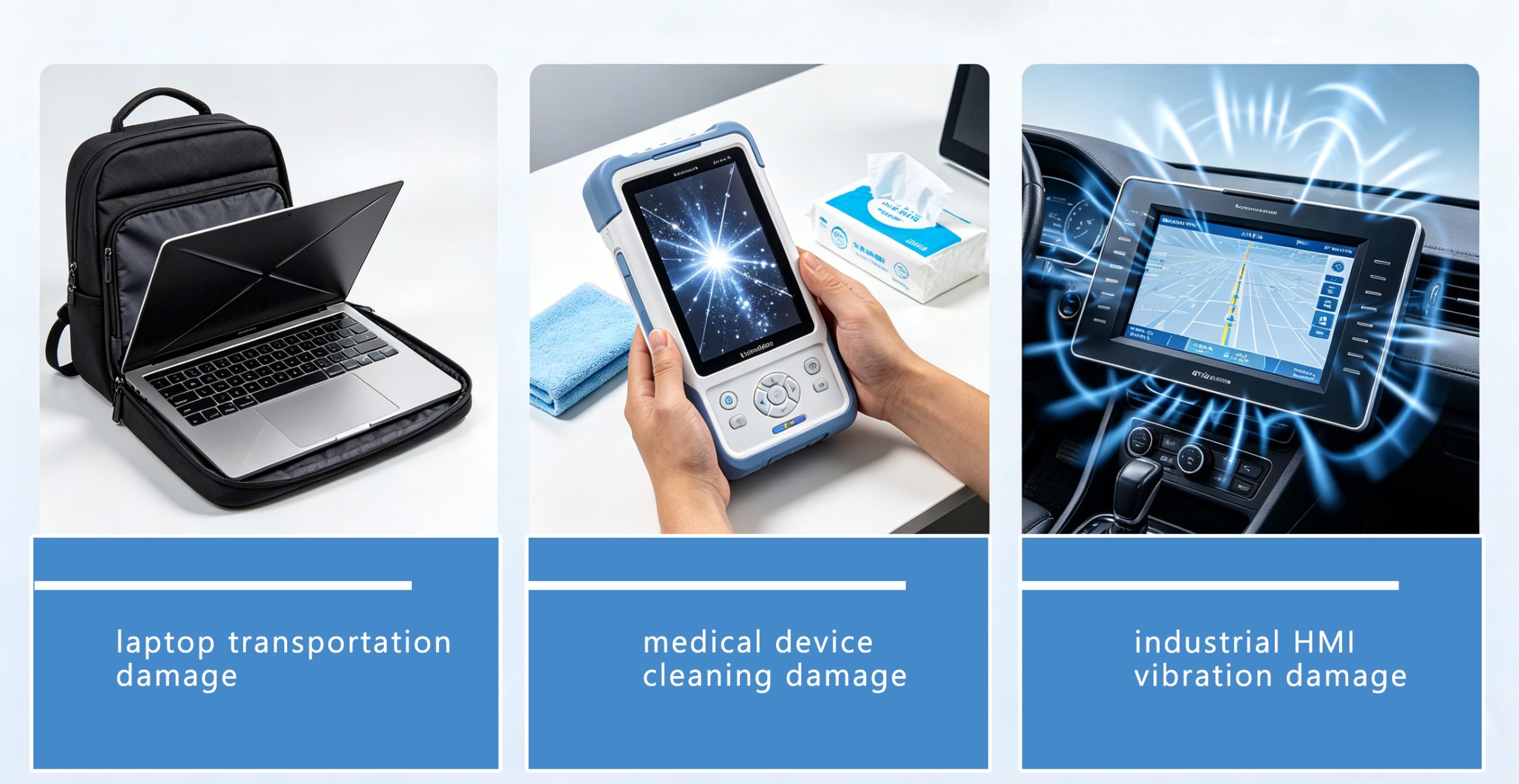 Real-World Examples of LCD Pressure Damage new