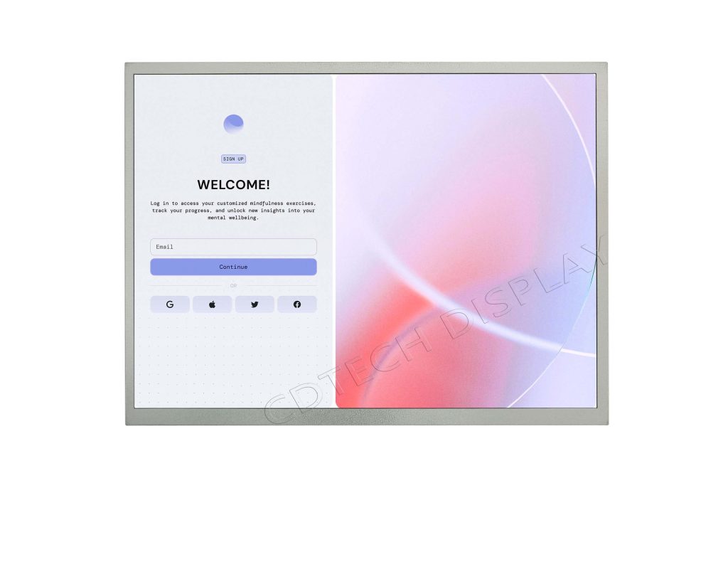 12.1 inch JD9168S industrial TFT LCD module with LVDS interface