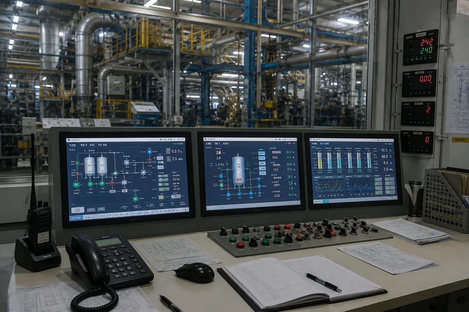 Industrial Control & Monitoring Display Solutions