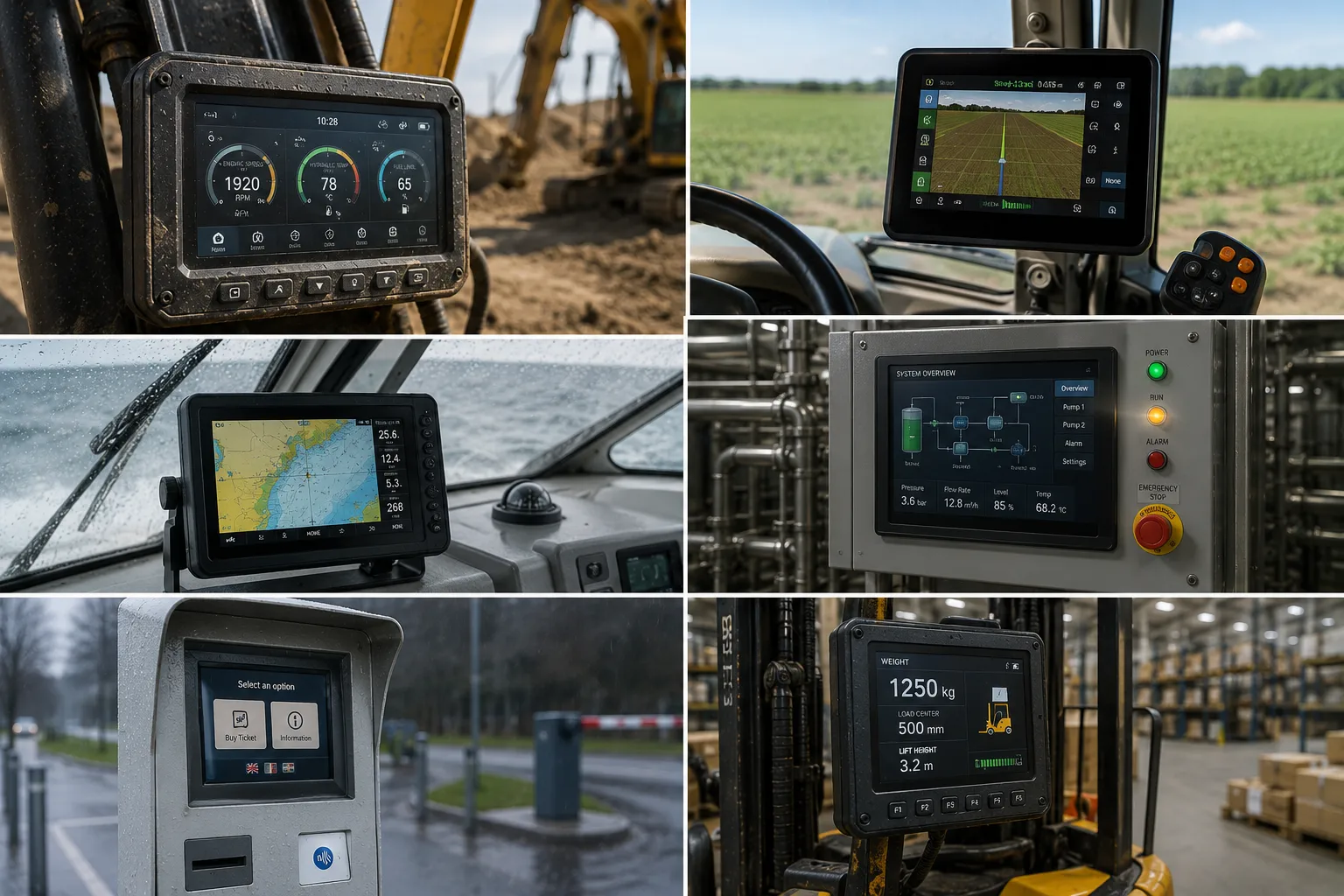 Industrial LCD Display Solutions for HMI & Industrial Equipment