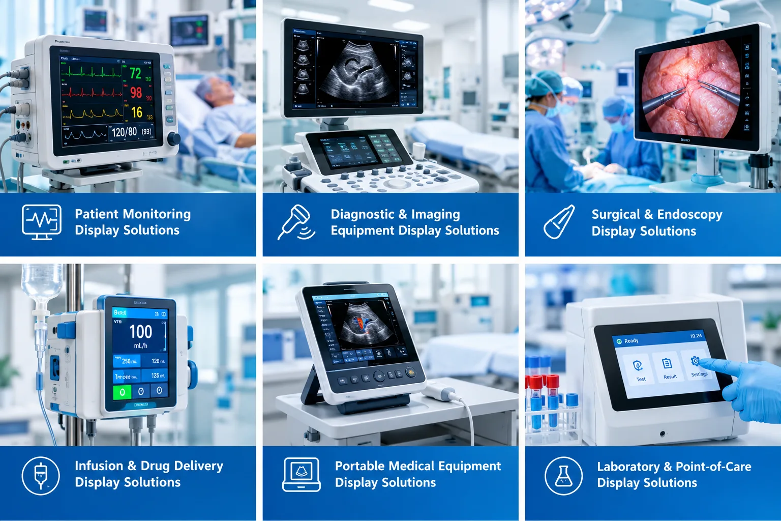 Medical Display Solutions for Healthcare Equipment