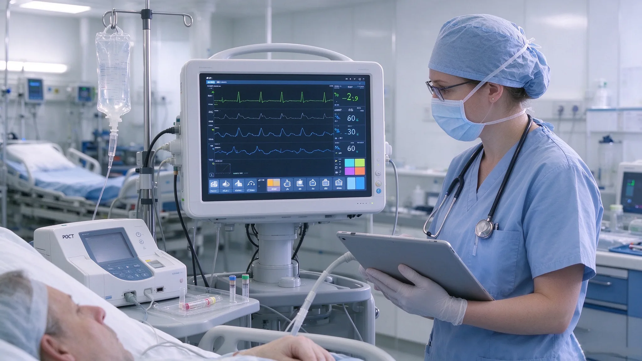 Portable Point-of-Care Display