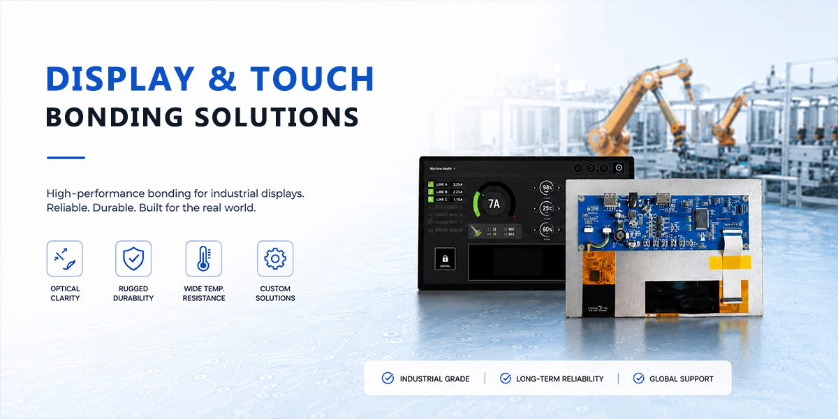DISPLAY TOUCH BONDING SOLUTIONS-CDTech Touchscreen manufacturer1013